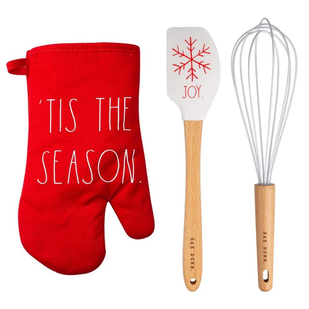 Rae Dunn 3 Piece Christmas Baking Set